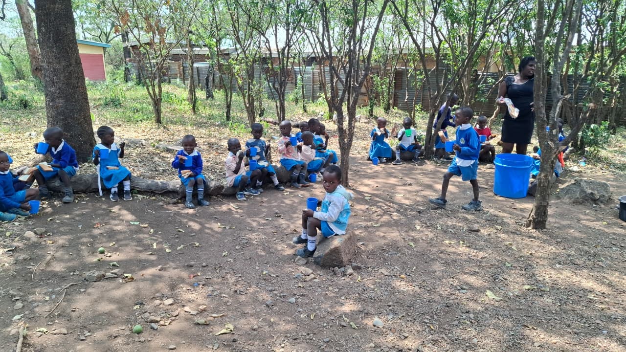 Learners at Nyabiage Primary School