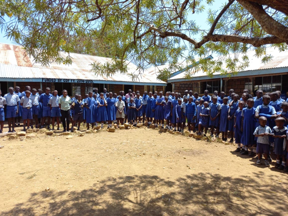 Learners at a Lishe kwa Ufanisi partner school